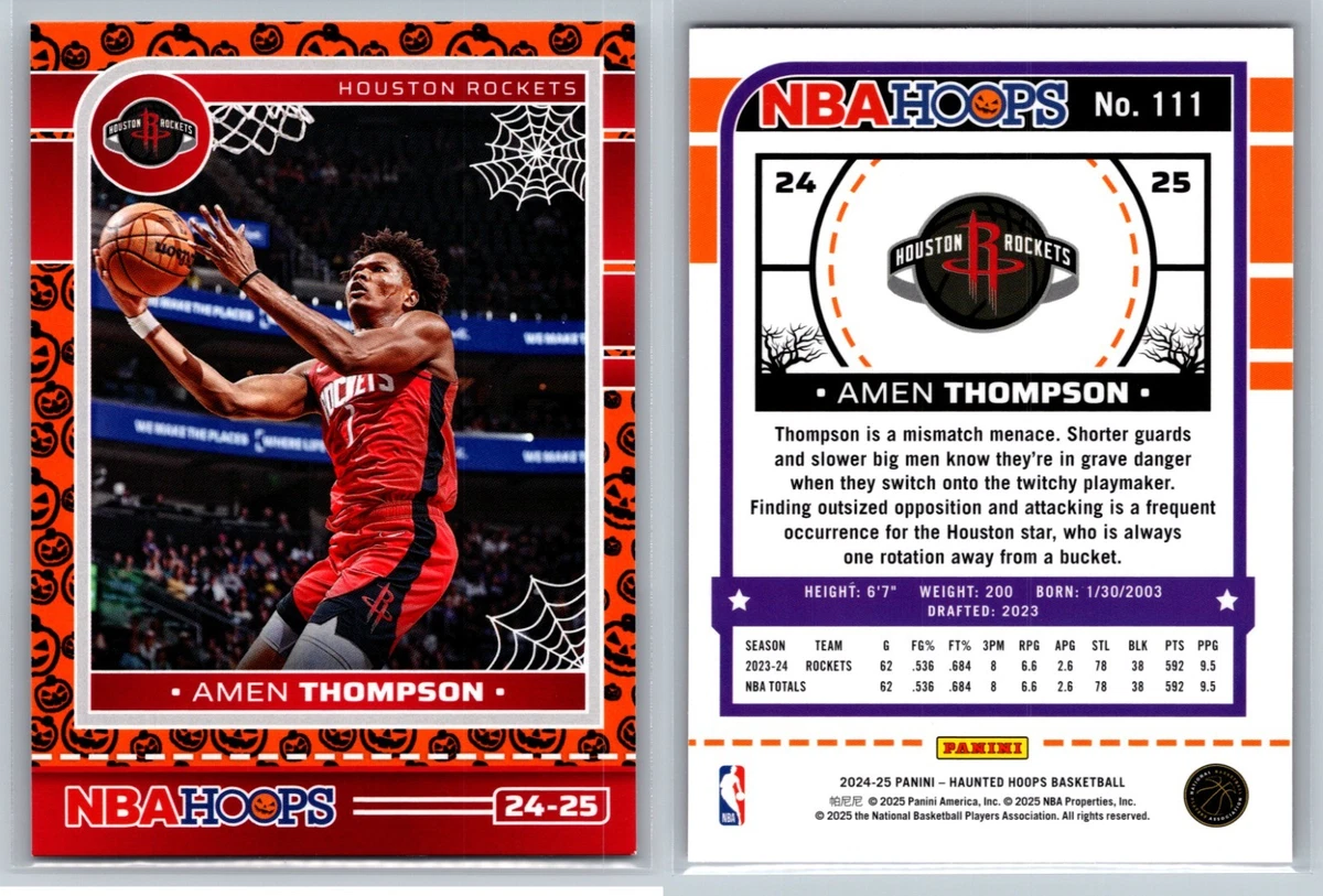 Amen Thompson Trading Cards for sale | eBay