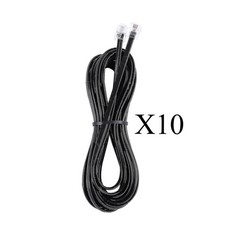 10x Brand NEW Genuine Dell RJ11 Modem Cable Black DP/N 082UXX FREE SHIPPING