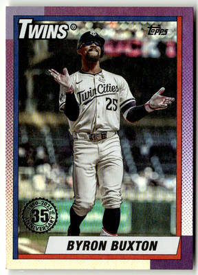 2025 Topps Series 1 MLB No. U90-24 Byron Buxton Holo
