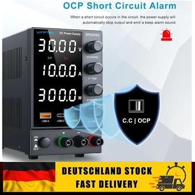 Labornetzteil 0-30/60V,0-5/10A DC Regelbar Netzgerät Schaltnetzteil hochpräzisem - Bild 1 von 4