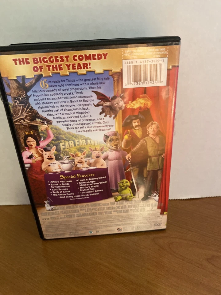 SHREK THE THIRD -   DVD 2007 - Image 3 of 3