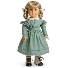 American Girl Kirsten Work Dress Brand New Never Removed From Box 