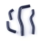 BLACK FIT Honda CRF450X 2005-2009 Silicone Radiator Induction Intake Hoses Kit
