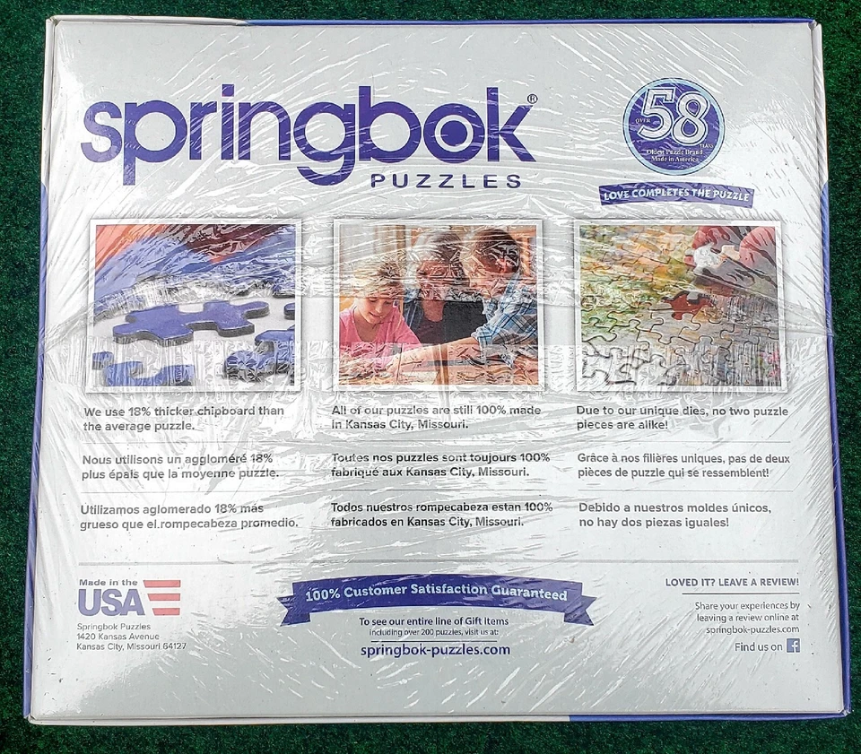 SPRINGBOK 1000 Piece Jigsaw Puzzle PARIS STREET LIFE - Image 2 of 4