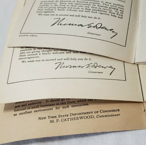 3 Vintage State of NY DEPT OF COMMERCE Booklets Small Business Series 1940s - Picture 5 of 12