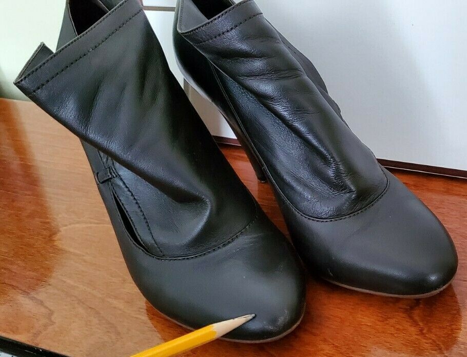 Coach glove leather brown fold over boots with heel, … Gem