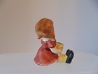 Vintage Made In Japan Little Girl With Basket Salt Shaker Only 3" Tall — photo 3