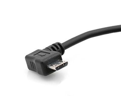 Cavo Micro USB System-S Con Connettore Angolato A 90° Destra - 140 Cm, Ricarica E Dati