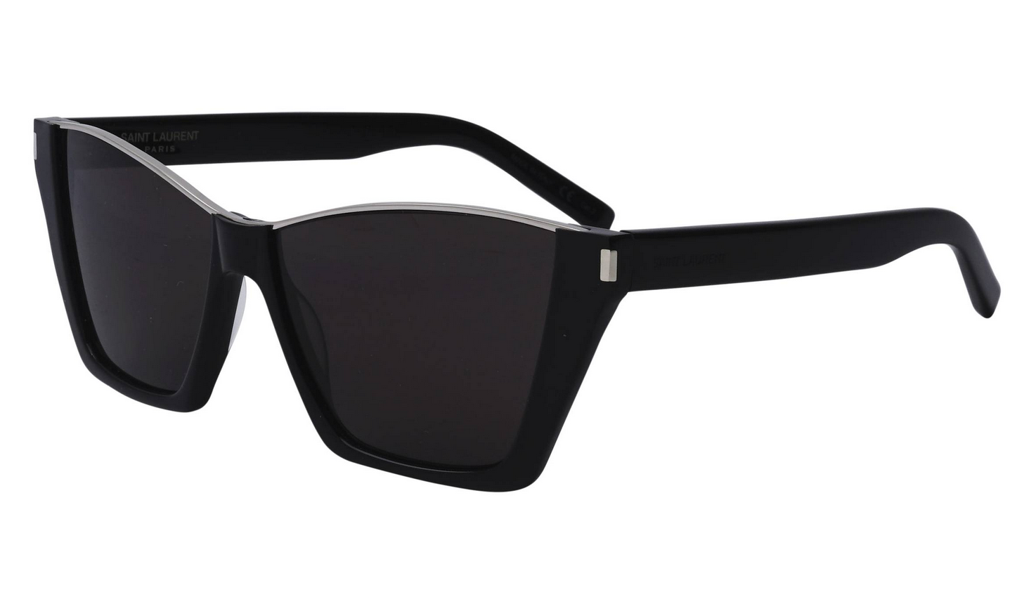 Occhiali da sole SAINT LAURENT SL369 001 KATE 58mm nero lucido nuovi Italia