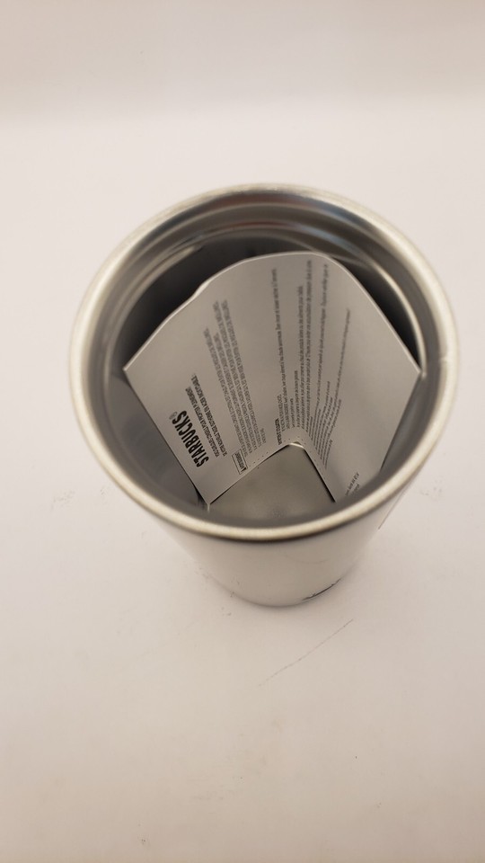 Starbucks 2021 Vacuum Insulated Traveler Tumbler Silver Stainless Steel