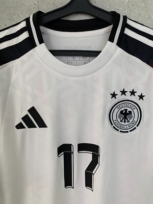 GERMANY 2024/25 HOME FOOTBALL SHIRT #17 WIRTZ ADIDAS NATIONAL TEAM