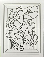 Mosaic Butterfly Embossing Folder 4 x 5-1/2 Inches Darice NIP