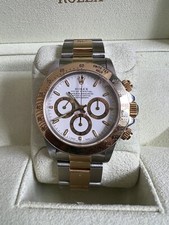Rolex Daytona Cosmograph 40mm Watch Ref 16523 Zenith Movement In White Dial. 5