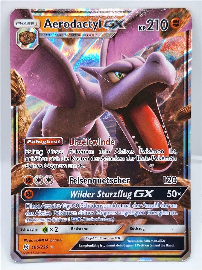 ポケモンカード Aerodactyl 60 HP Pokemon Card Aerodactyl V SR SA 106/100 S11 Lost Abyss 2022