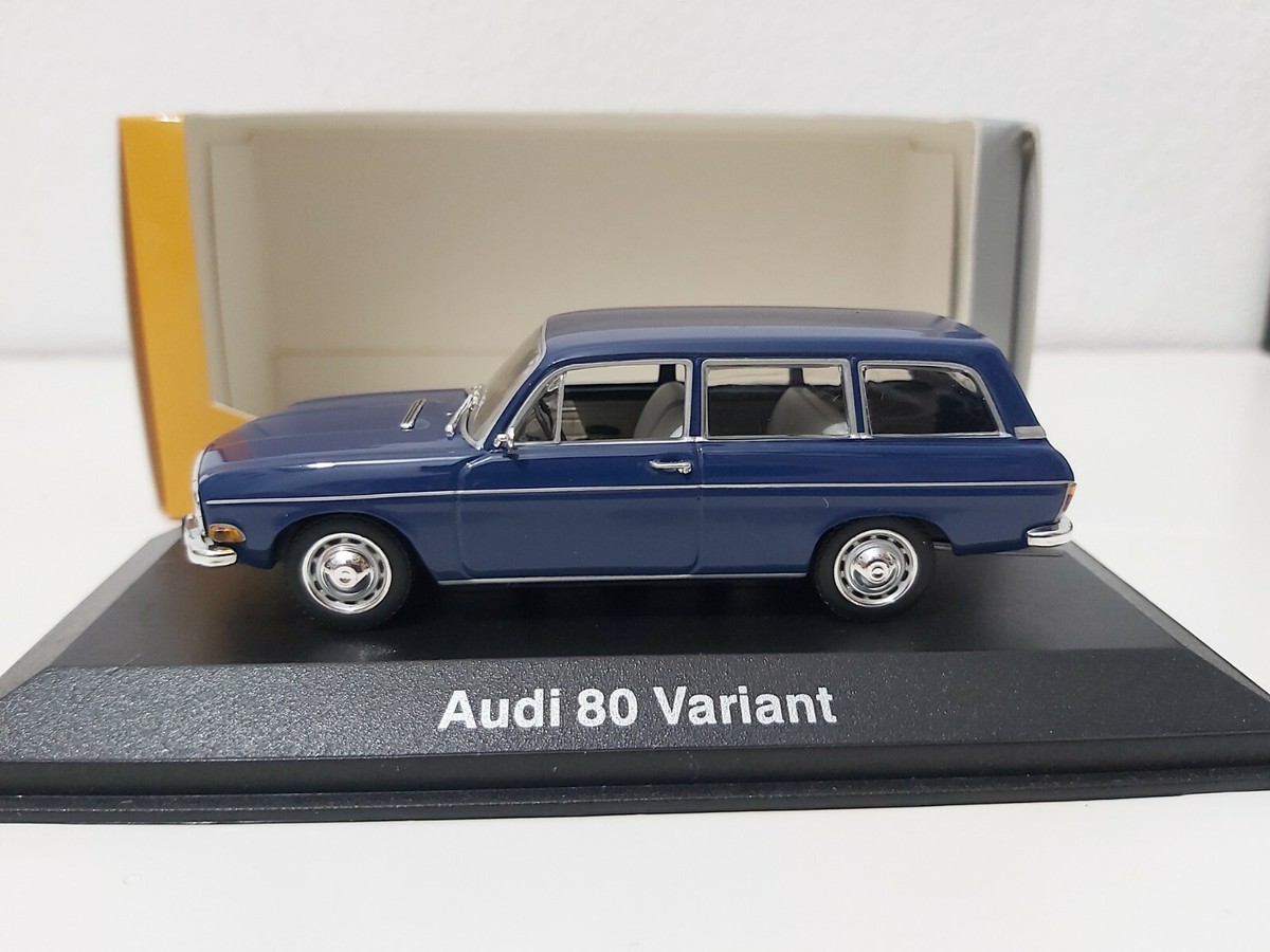 Audi 80 Variant 1967 Blue Delaer Edition 1:43 Minichamps Rare to