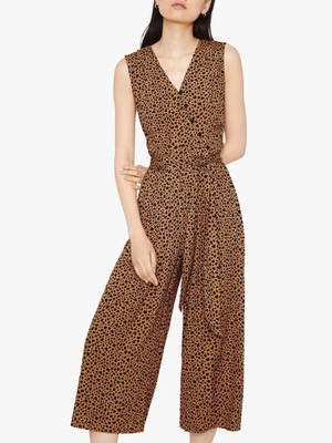 warehouse leopard jumpsuit