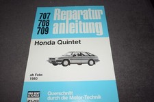 Reparaturanleitung Reparaturhandbuch Honda Quintet ab Februar 1980 neuwertig