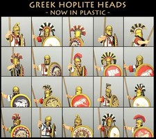 Griechische Hoplite Köpfe X 56 Victrix VXE001