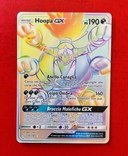 Lotto Carte  Pokemon Hoopa Gx 187/181  Rara Hyper Ita gioco di squadra