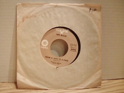 Ned Miller 1966 From A Jack To A King / Do What You Do Do Well 45 RPM Record EX.