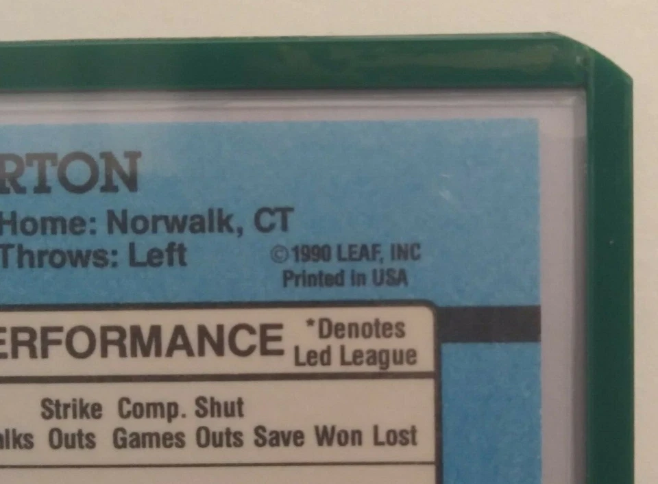 KEVIN MORTON Donruss 1991 #37 RATED ROOKIE No (.) ERROR - "Pack fresh" Mint Card - Image 3 of 4