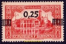 EBS French Algeria 1938 - Admiralty at Algiers - Surcharged - DZ 148 - MNH**