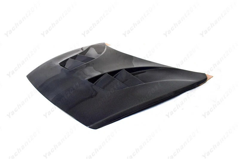 Carbon RE AD Aero Style Hood Cover Fit For 03-12 Mazda RX8 SE3P Bonnet Glossy - Image 3 of 4