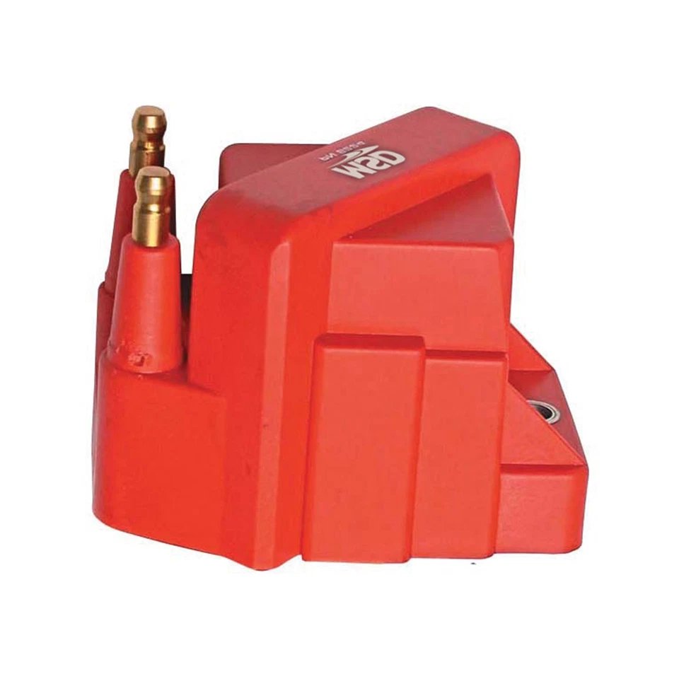 Paquete de bobinas de encendido MSD rojas con torre doble GM para Chevy, Buick, Oldsmobile, GMC Foto 2 de 4