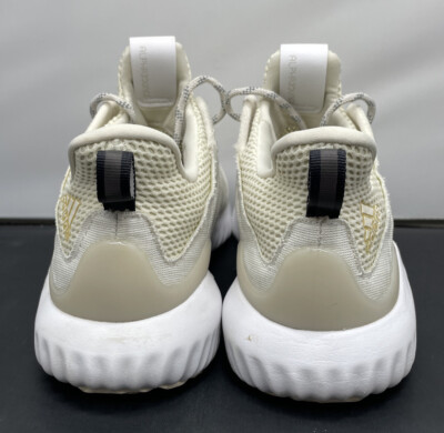 Adidas Alpha Bounce BW1196 Off White Running Shoes Womens 9.5 Fast Shipping  | eBay