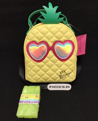 pineapple insulated lunch bag