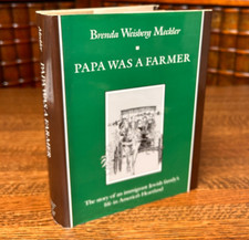 Papa Was a Farmer, Immigrant Jewish Family America's Heartland; Meckler 1988 HC
