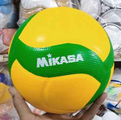Mikasa V200W 2019 Official FIVB Indoor outdoor Volleyball size 5 - Green/Yellow