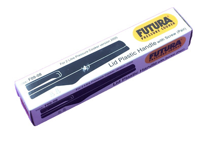 F09-08 Hawkins Futura 2L Schnellkochtopf Version 2005 Deckelgriff mit Schrauben