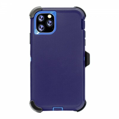 For Apple iPhone 11 (6.1'') Case Cover with Screen Protector & Belt Clip