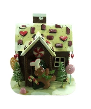 Gingerbread House Metal Sugar & Spice Votive Tea Light Candle Holder Kohl's