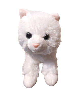 Aurora White Sugar Too Kitty Cat Plush Blue Eyes Kitten Stuffed Animal 7''