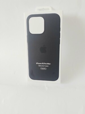 Apple Backcover für iPhone 16 Pro Max MagSafe Silikon - Schwarz - Retail Box