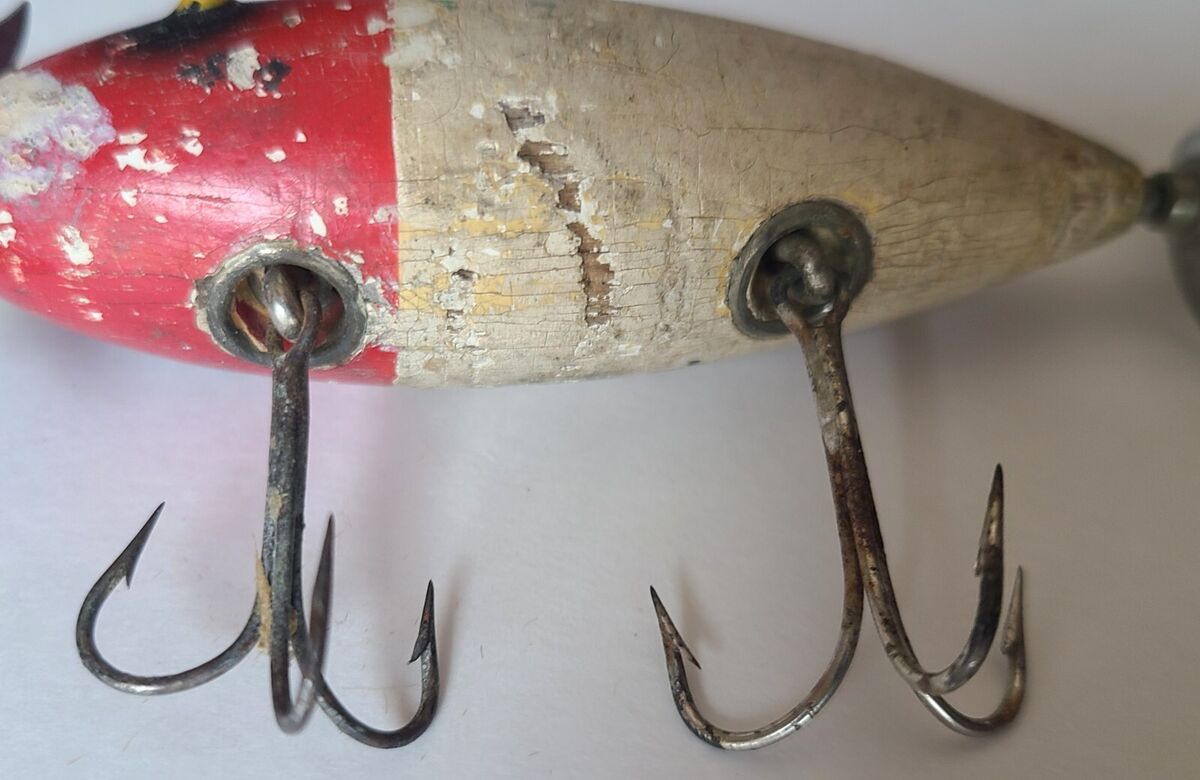 Vintage Large Wooden Fishing Lure | eBay Vintage Large Wooden Fishing Lure | eBay