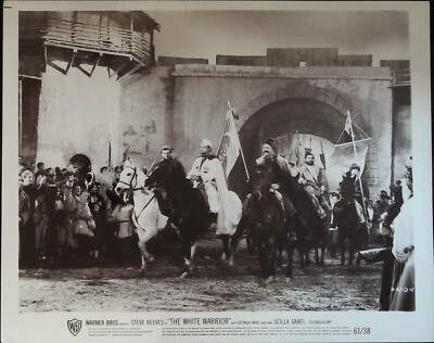 The White Warrior 8 x 10 Still 1961 Steve Reeves, Girogia Moll. Scilla Gabel