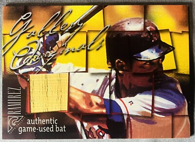 2003 Topps Gallery Originals Bat #GO-MR Manny Ramirez Bat Relic Boston Red Sox