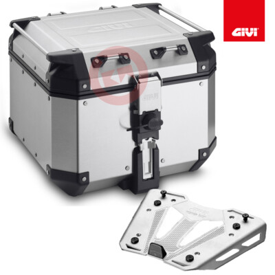 GIVI KOFFERRAUM OUTBACK 42L OBKN42A + KIT PLATTE SRA5103 BMW F 800 GS 2008-2017