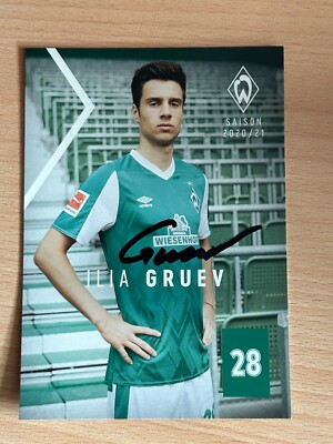 Ilia Gruev SV Werder Bremen Autogrammkarte original signiert #S21075