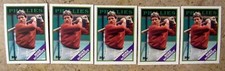 1988 Topps #600 Mike Schmidt Philadelphia Phillies 5ct Baseball Card Lot 0802C