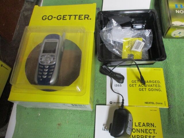 NOS new Vintage Motorola Cell Phone Go-Getter i-265 / i265 Upgradable 2G (1)