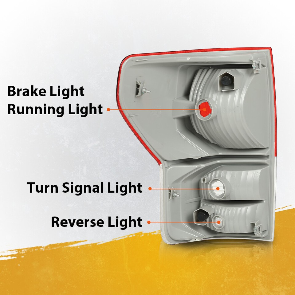 Driver Side Brake Lamp Driver Side Tail Light Assembly For 2010-2013 Toyota Tundra - Left Rear Brake Lamp 2010-2013 Tundra Lights - Foto 3