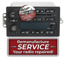 Remanufacture Service For 2005-2009 Chevy Gmc Truck Am Fm 6 Disc Cd Player Radio