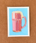 ACEO original,2.5x3.5 in, Beer, Lager, Cocktail, Bar, Drink, Food — photo 1