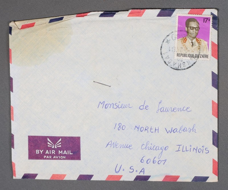 MayfairStamps Zaire Kinshasa to Chicago IL Air Mail Cover aaz_56499