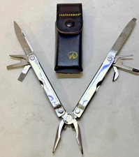 Vintage Leatherman PST Multi Tool W/ Leather Sheath ~ 1993 Date Code