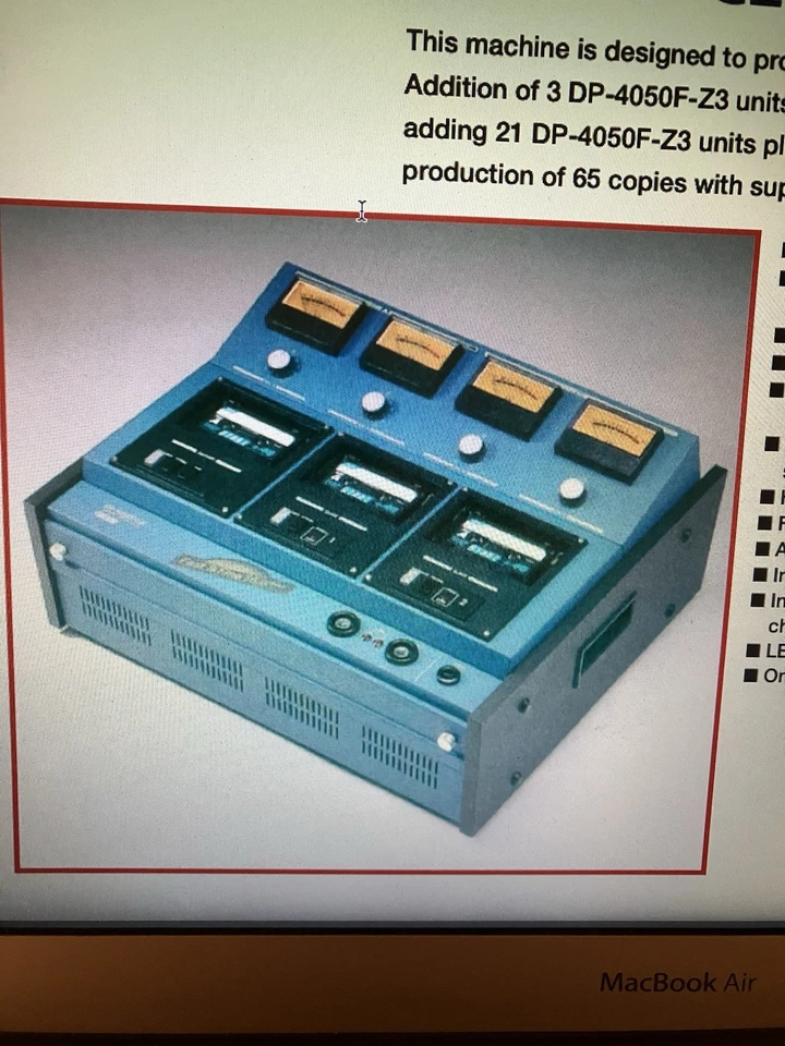 OTARI DP 4050  Z3  cassette duplicator